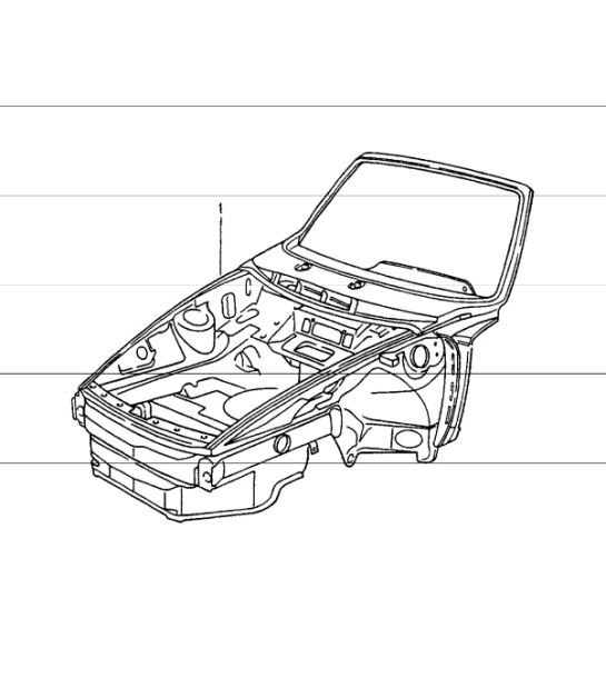 Diagram 801-03 Porsche Boxster 986/987/981 (1997-2016) Body
