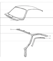 exterior panelling centre 964 COUPE 1989-94