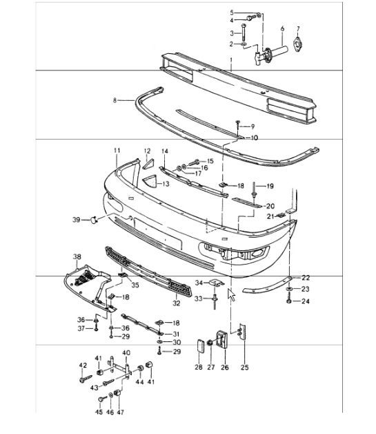 Diagram 802-00 Porsche Cayenne Turbo E-Hybrid Coupe V8 4.0L 739Hp 