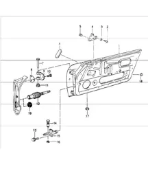 porte en blanc 964 1989-94