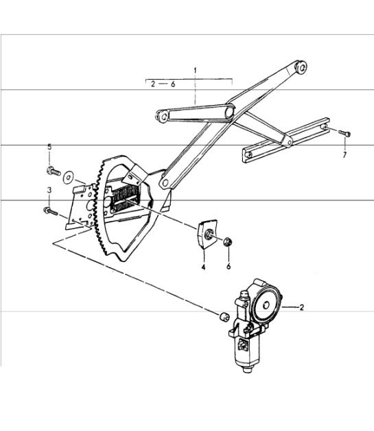 Diagram 804-11 Porsche 924 涡轮增压 2.0L 1979-81  车身