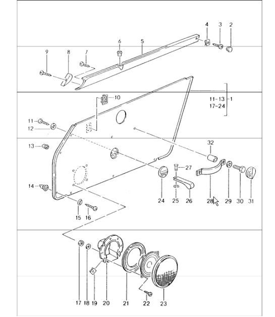 Diagram 807-13 Porsche Macan (95B) MK2 2019-2021 