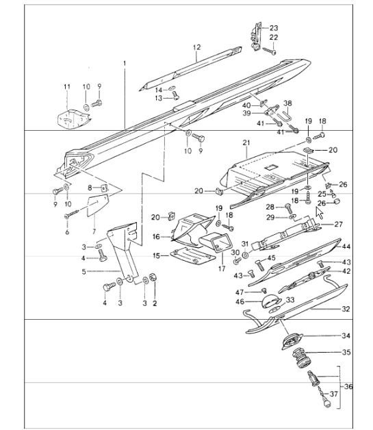 Diagram 809-03 Porsche Cayenne Turbo S 4.5L 2006>> Carrozzeria