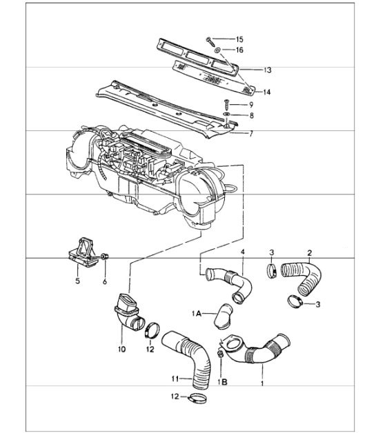 Diagram 813-00 Porsche Cayman 987C/981C (2005-2016) Carrozzeria