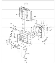 ventola condensatore anteriore 964 1989-94 ventola condensatore anteriore 964 1989-94