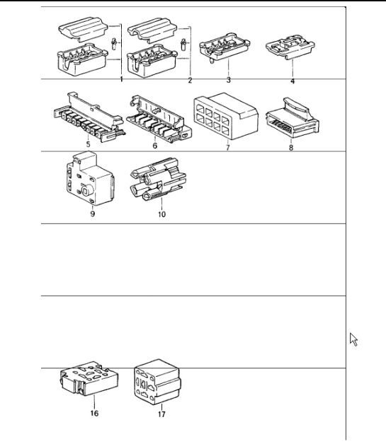 Diagram 902-64 Porsche 997 (911) MK1 2005-2008 Electrical equipment