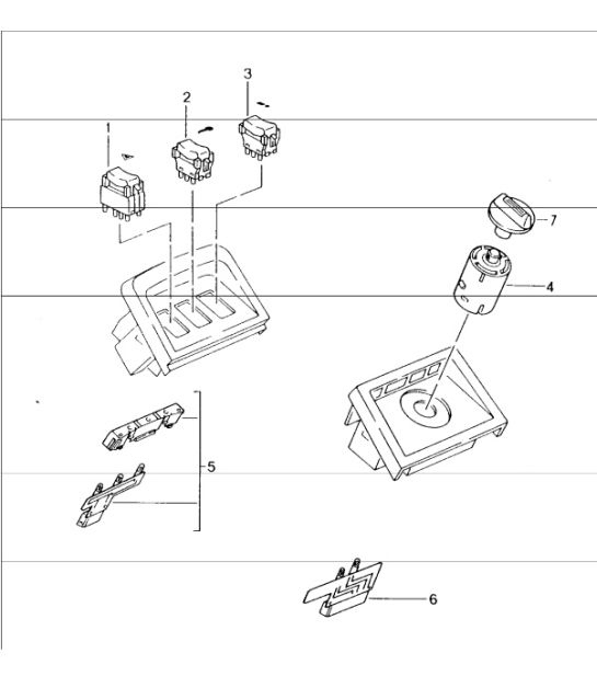 Diagram 903-05 Porsche Cayman 987C/981C (2005-2016) Electrical equipment