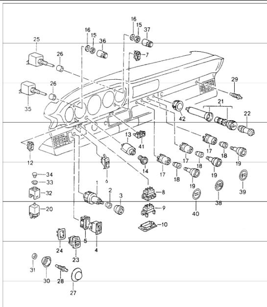 Diagram 903-06 Porsche Cayman S 3.4L 987C 2005-08 Electrical equipment