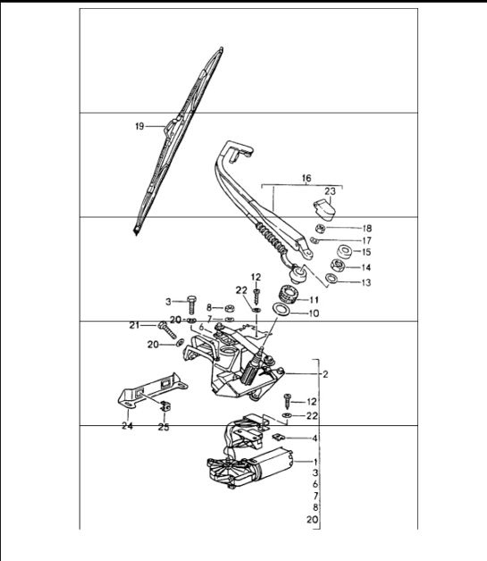 Diagram 904-05 Porsche Cayenne S 4.5L V8 2003>> Electrical equipment