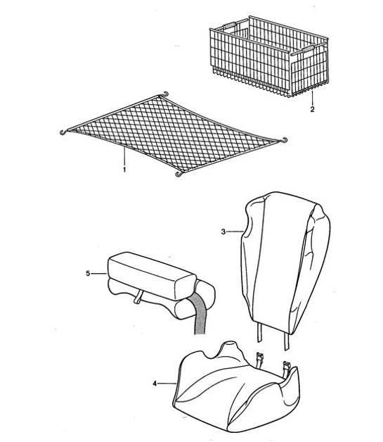 Diagram 002-010 Porsche 卡宴 9PA (955) 2003-2006 配件及其他 