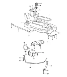 Fuel tank 968 1992-95