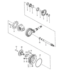 Tiptronic / Differential / Housing (Model: A44.00) 968 1992-95