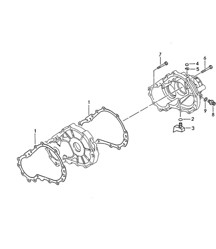 Tiptronic / Transmissiebehuizing (Model: A44.00) 968 1992-95