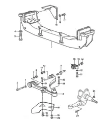 Braccio oscillante / Traversa 968 1992-95