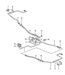 Bremsleitungen / Hinten 968 1992-95