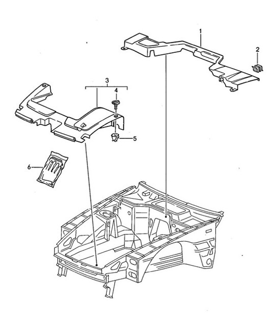Diagram 801-030 Porsche Cayman 2.7L 981 2013-16 Carrozzeria