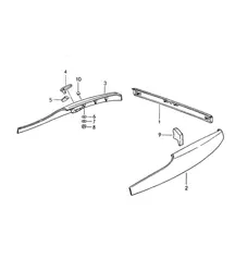 Rivestimenti / Posteriori - CABRIO - 968 1992-95