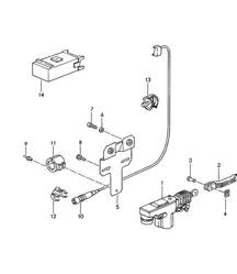 Sistema de cierre centralizado 968 1992-95