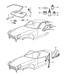 Vetri per finestre 968 1992-95