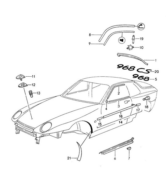 Diagram 810-000 Porsche Taycan (9J1) MK1 2020-2024 