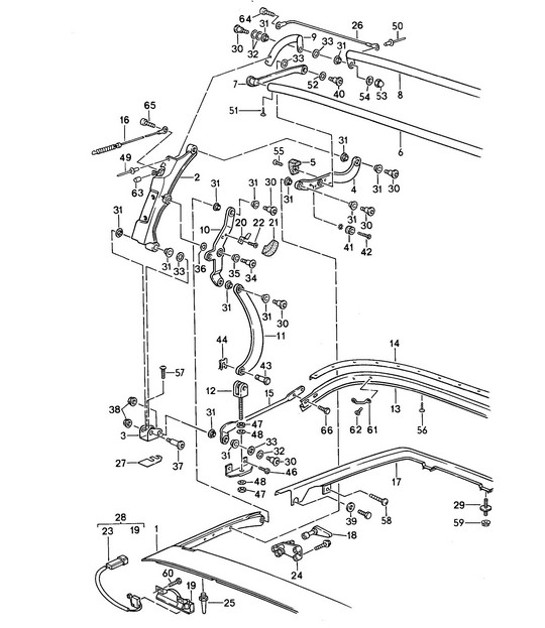 Diagram 811-020 Porsche Cayman 718 2.0L PDK (300Bhp) Body