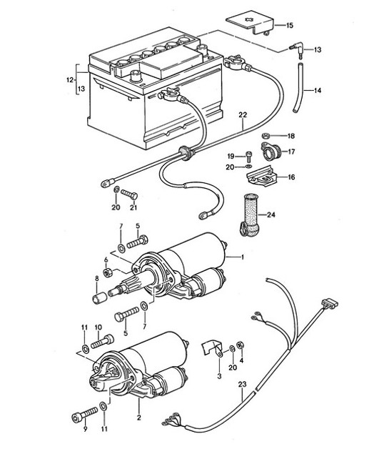 Diagram 902-010 Porsche 帕纳梅拉 4S V8 4.8L 电子设备