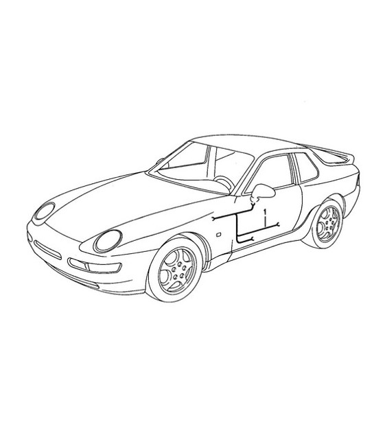 Diagram 902-027 Porsche 911 & 912 (1965-1989) Electrical equipment