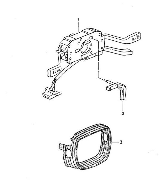 Diagram 903-002 Porsche 911 1975-1977 3.0L Turbo (930) Electrical equipment