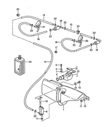 挡风玻璃清洗系统 968 1992-95