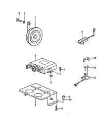 Sistema di allarme 968 1992-95