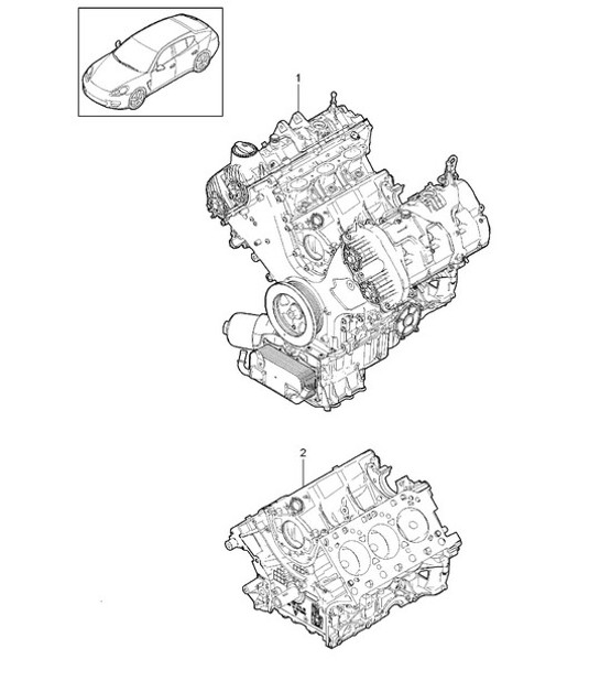 Diagram 101-016 Porsche Cayman 987C/981C (2005-2016) Engine