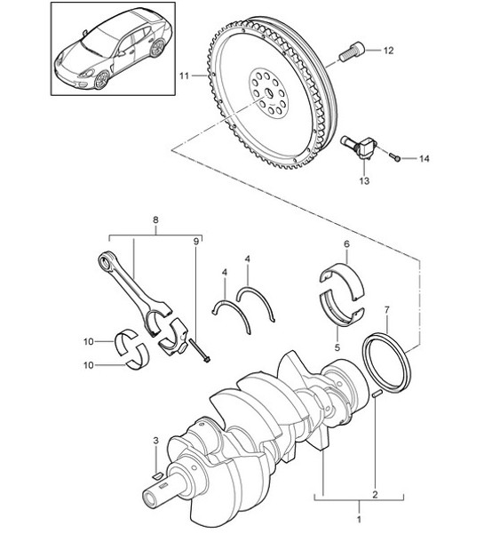 Diagram 102-010 Porsche Cayenne 9YB 2023>> 