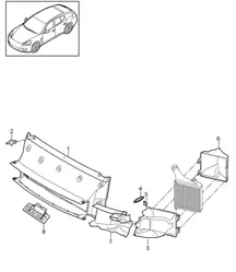 空气导管/冷却液冷却系统 Panamera 970 (G1) >>2013