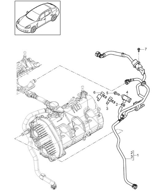 Diagram 107-010 Porsche Cayenne 3.2L V6 2003>> Engine