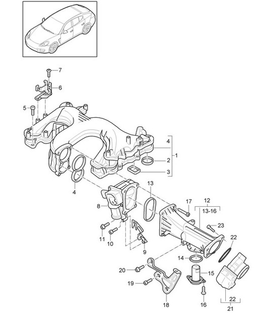 Diagram 107-057 Porsche Macan (95B) MK2 2019-2021 