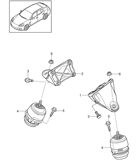 Diagram 109-070 Porsche 911 & 912 (1965-1989) Engine