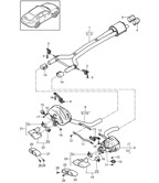 Fuel System, Exhaust System Panamera 970 MK1 (2009-2013)