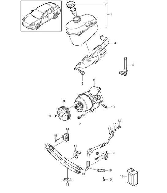Diagram 403-047 Porsche Panamera 971 MK2 (2021-2023) 
