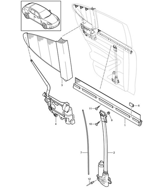 Diagram 804-050 Porsche 996 GT2 2001-05 Body