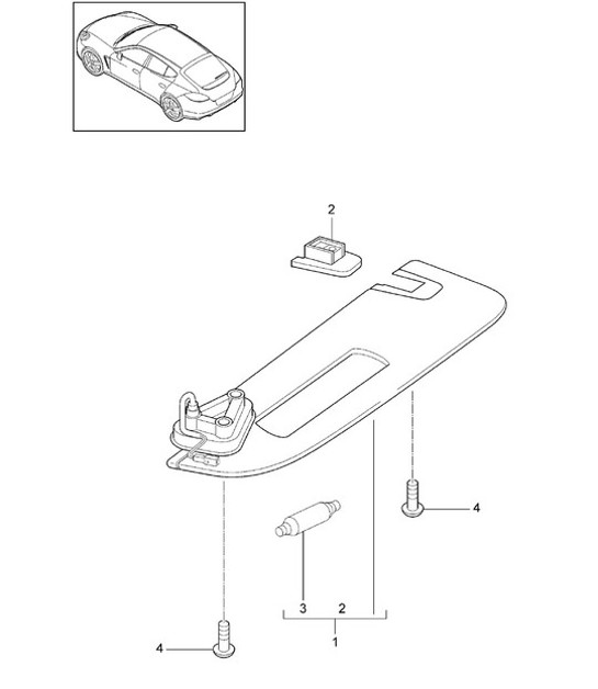Diagram 807-019 Porsche 964 (911) (1989-1994) Body