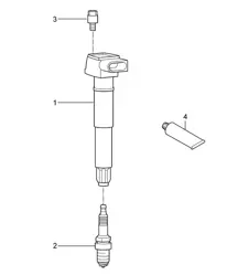 Ignition system Panamera 970 (G1) 2010-16
