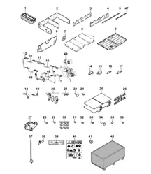 Module batterie / Module hybride / Batterie Panamera 970 (G1) 3.0L HYBRID 2012-16
