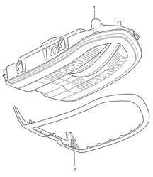 Console/Tetto (Vedi manuale d'officina) (PR:-193) Panamera 970 (G1) 2010-16 Console/Tetto (Vedi manuale d'officina) (PR:-193) Panamera 970 (G1) 2010-16