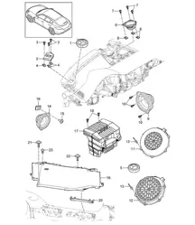 扬声器 Panamera 970 (G1) 2010-16