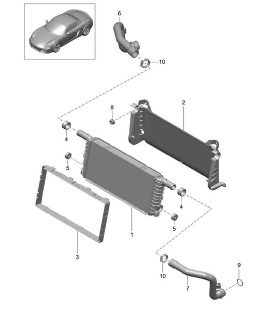 Diagram 105-017 Porsche Cayenne Turbo S E-Hybrid V8 4.0L 550 CV 