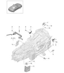 Schaltgetriebe / Einzelteile (Modell: G8100,G8120) 981 Boxster / Boxster S 2012-16