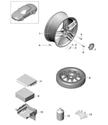 Wheels 981 Boxster/ Boxster S 2012-16