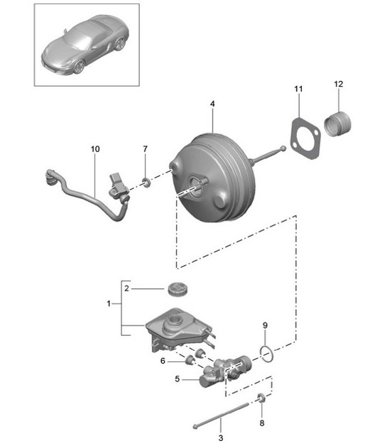 Diagram 604-000 Porsche Cayenne Coupé V6 3.0L Gasolina 340 CV 