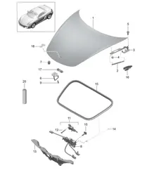 Cover - FRONT - 981 Boxster / Boxster S 2012-16