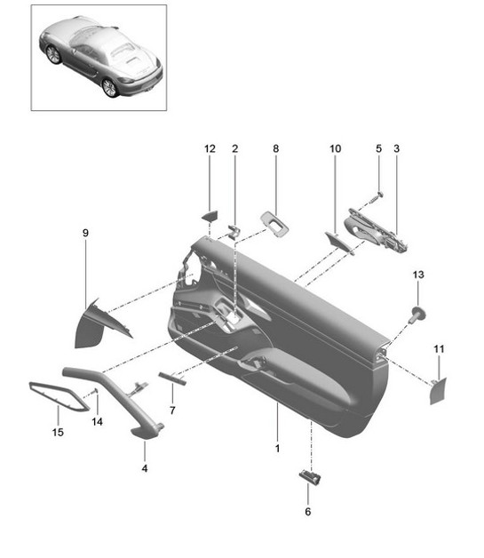 Diagram 808-065 Porsche 991 (911) MK1 2012-2016 Body